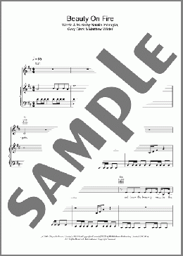 Beauty On The Fire(Natalie Imbruglia) 楽譜 その他 ダウンロード