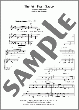 The Frim Fram Sauce(Diana Krall) 楽譜 その他 ダウンロード