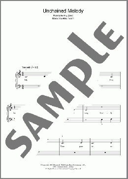 Unchained Melody(The Righteous Brothers) 楽譜 ピアノ（ソロ） ダウンロード