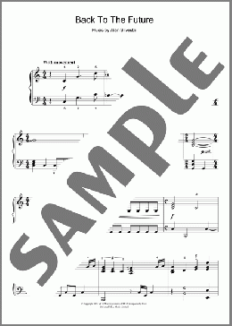 Back To The Future (Theme)(Alan Silvestri) 楽譜 ピアノ（ソロ） ダウンロード