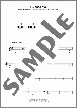 Release Me(Engelbert Humperdinck) 楽譜 ピアノ（歌詞 & コード） ダウンロード