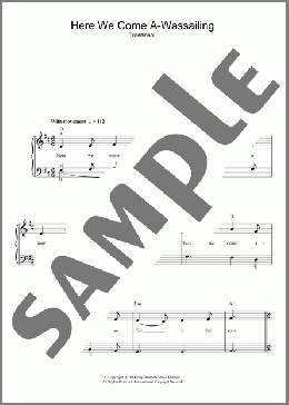 Here We Come A-Wassailing(Traditional) 楽譜 その他 ダウンロード
