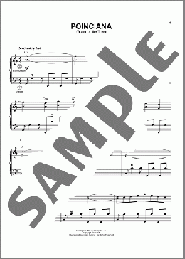 Poinciana (Song Of The Tree)(Buddy Bernier) 楽譜 その他 ダウンロード