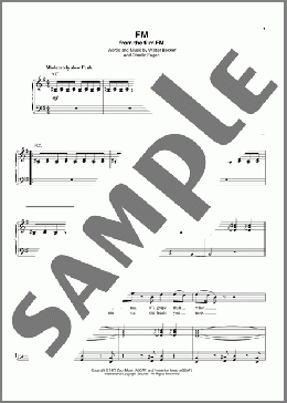 FM(Steely Dan) 楽譜 ピアノ & ボーカル ダウンロード