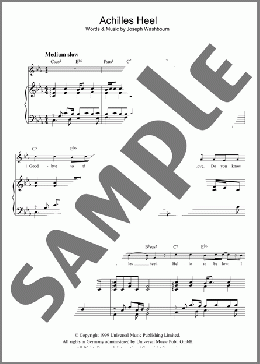 Achilles Heel(Toploader) 楽譜 その他 ダウンロード