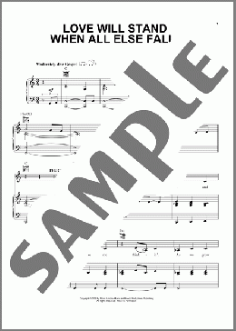 Love Will Stand When All Else Falls(Joe DiPietro/Memphis (Musical)) 楽譜 ピアノ & ボーカル & ギター ダウンロード