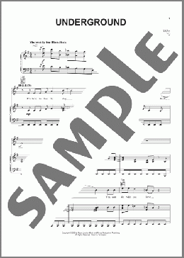 Underground(Joe DiPietro/Memphis (Musical)) 楽譜 ピアノ & ボーカル & ギター ダウンロード