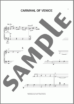 Carnival Of Venice(Julius Benedict) 楽譜 その他 ダウンロード