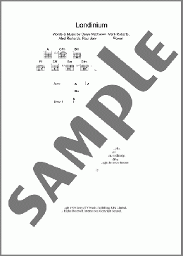 Londinium(Catatonia) 楽譜 ギター（コード） ダウンロード