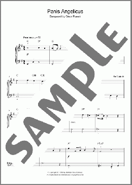 Panis Angelicus(Cesar Franck) 楽譜 ピアノ（ソロ） ダウンロード