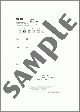 My Will(dc Talk) 楽譜 ギター（コード） ダウンロード