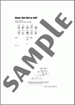 House That Mercy Built(Point Of Grace) 楽譜 ギター（コード） ダウンロード
