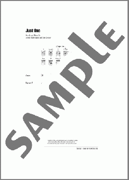 Just One(Phillips, Craig & Dean) 楽譜 ギター（コード） ダウンロード