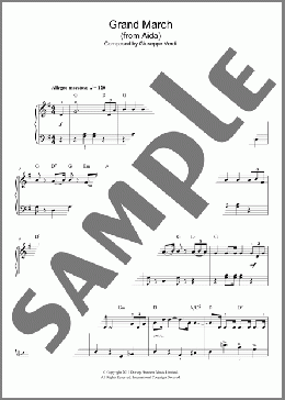 Grand March (from Aida)(Giuseppe Verdi) 楽譜 ピアノ（ソロ） ダウンロード