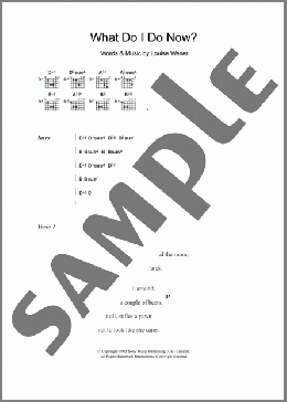 What Do I Do Now?(Sleeper) 楽譜 ギター（コード） ダウンロード