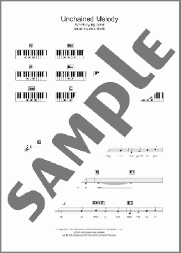 Unchained Melody(The Righteous Brothers) 楽譜 ピアノ（歌詞 & コード） ダウンロード