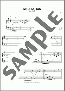 Meditation(Jules Massenet) 楽譜 ピアノ（ソロ） ダウンロード