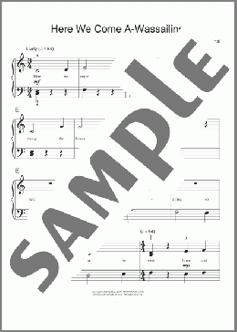 Here We Come A-Wassailing(Traditional/Hal Leonard Student Piano Library) 楽譜 ピアノ（ソロ） ダウンロード