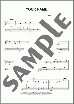 Your Name(Paul Baloche/Phillips, Craig & Dean) 楽譜 ピアノ（ソロ） ダウンロード