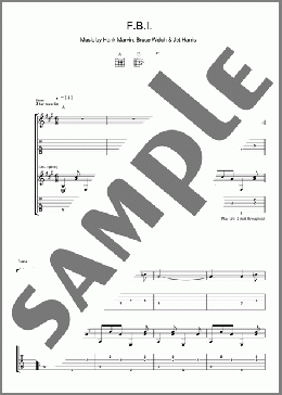 F.B.I.(The Shadows) 楽譜 ギター（ソロ） ダウンロード