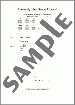 There By The Grace Of God(The Manic Street Preachers) 楽譜 ギター（コード） ダウンロード