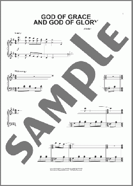 God Of Grace And God Of Glory(Harry Emerson Fosdick) 楽譜 ピアノ（ソロ） ダウンロード