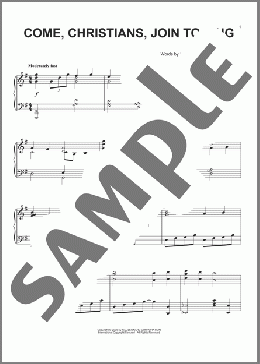 Come, Christians, Join To Sing(Christian Henry Bateman) 楽譜 ピアノ（ソロ） ダウンロード