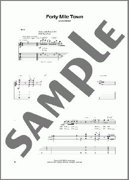 Forty Mile Town(Eric Johnson) 楽譜 ギター（ソロ） ダウンロード