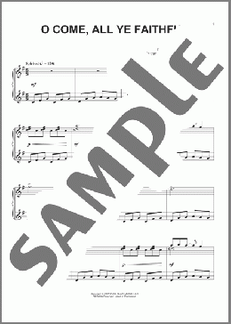 O Come, All Ye Faithful (Adeste Fideles)(John Francis Wade) 楽譜 ピアノ（ソロ） ダウンロード