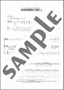Burning Hell(Joe Bonamassa/John Lee Hooker) 楽譜 ギター（ソロ） ダウンロード