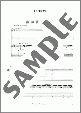 I Believe(Joe Satriani) 楽譜 ギター（ソロ） ダウンロード