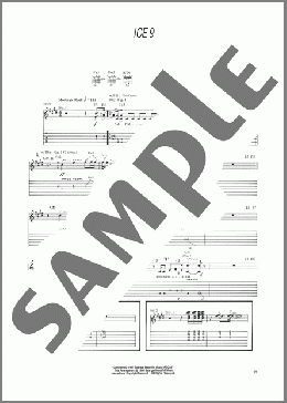 Ice 9(Joe Satriani) 楽譜 ギター（ソロ） ダウンロード