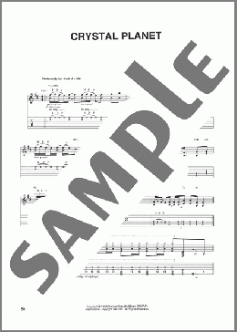 Crystal Planet(Joe Satriani) 楽譜 ギター（ソロ） ダウンロード