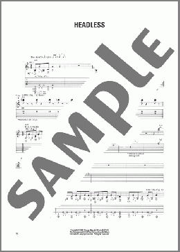 Headless(Joe Satriani) 楽譜 ギター（ソロ） ダウンロード