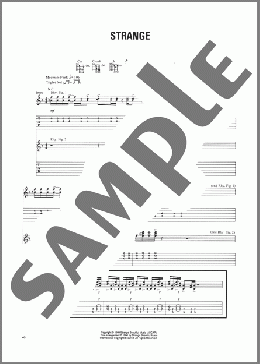 Strange(Joe Satriani) 楽譜 ギター（ソロ） ダウンロード
