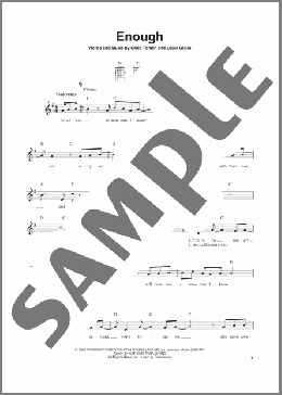 Enough(Jeremy Camp/Chris Tomlin) 楽譜 メロディ ダウンロード