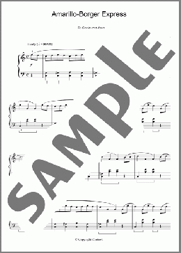 Amarillo-Borger Express(Helen Ingle Ezell) 楽譜 ピアノ（ソロ） ダウンロード