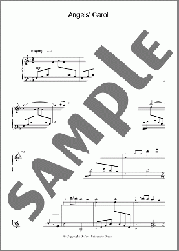 Angels' Carol(John Rutter) 楽譜 ピアノ（ソロ） ダウンロード