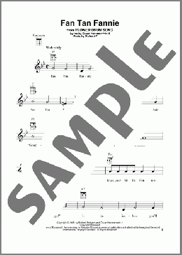 Fan Tan Fannie(Rodgers & Hammerstein) 楽譜 ウクレレ（弾き語り） ダウンロード