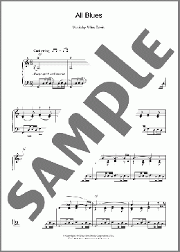 All Blues(Miles Davis) 楽譜 ピアノ（ソロ） ダウンロード