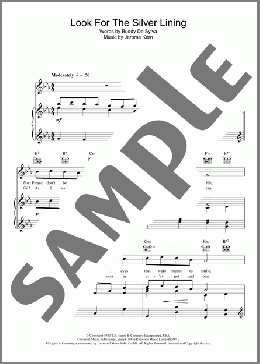 Look For The Silver Lining(Judy Garland) 楽譜 その他 ダウンロード