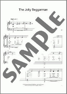 The Jolly Beggarman(Irish Folksong) 楽譜 ピアノ（ソロ） ダウンロード