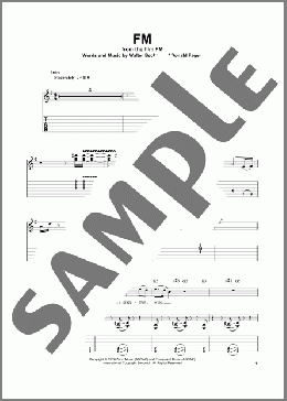 FM(Steely Dan) 楽譜 ギタースコア ダウンロード