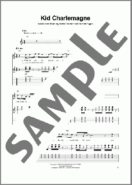 Kid Charlemagne(Steely Dan) 楽譜 ギタースコア ダウンロード