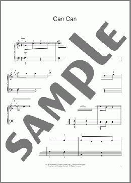 Can Can(Jacques Offenbach) 楽譜 ピアノ（ソロ） ダウンロード