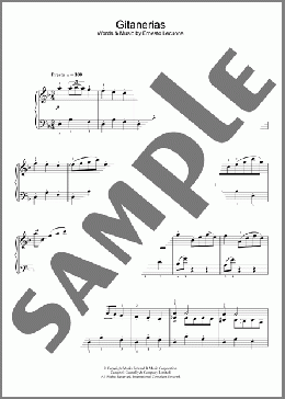 Gitanerias(Morton Gould) 楽譜 ピアノ（ソロ） ダウンロード