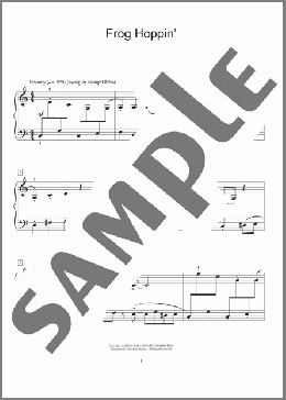 Frog Hoppin'(Mike Watts/Jennifer Watts) 楽譜 ピアノ（ソロ） ダウンロード