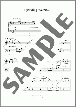 Sparkling Waterfall(Carolyn C. Setliff) 楽譜 ピアノ（ソロ） ダウンロード