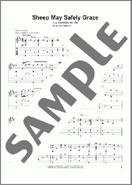 Sheep May Safely Graze(Johann Sebastian Bach) 楽譜 ギター（その他） ダウンロード
