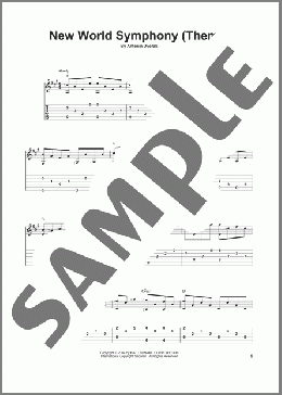 New World Symphony (Theme)(Antonin Dvorak) 楽譜 ギター（その他） ダウンロード